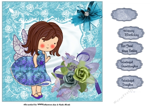 Izzy butterfly fairy flowers