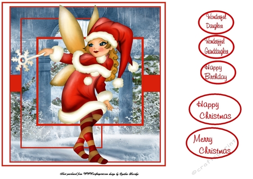 Christmas fairy
