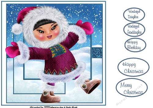 Christmas girl eskimo