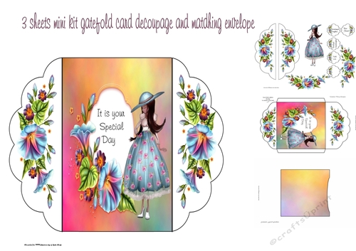 gatefold girl mini kit