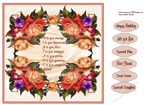 vintage roses