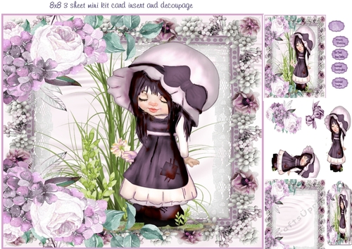 lavender flowerpot girl