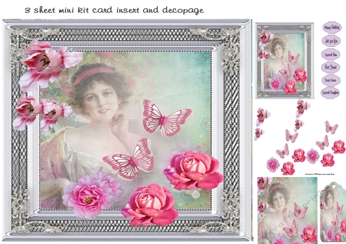 vintage roses mini kit