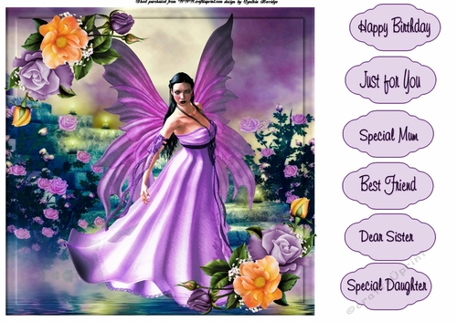 rose fairy lavender