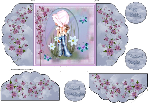 gatefold girl and bunny