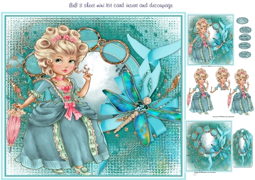 little lady glass frame mini kit