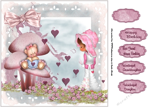 teddy and hearts