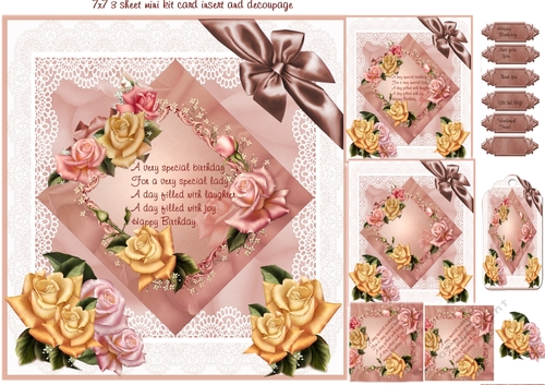 mix of roses mini kit