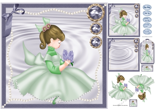 framed girl mini kit
