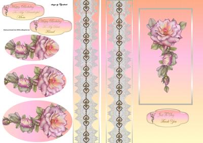 Oval Rose Quick Card Front