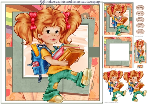 back to school girl mini kit