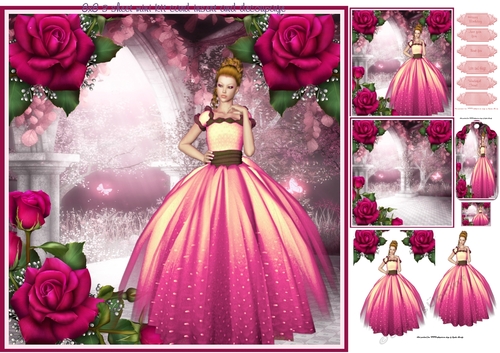 lady in pink mini kit