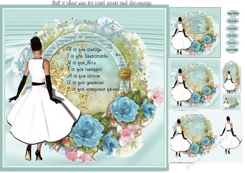 vintage white dress mini kit