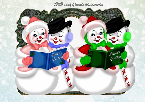 cu4cu singing snow couple