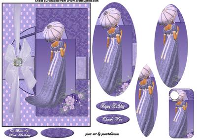 Lilac Vintage Lady