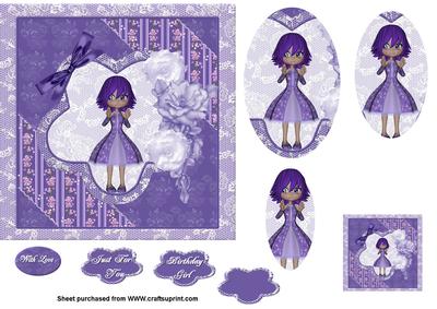 Lavender Card