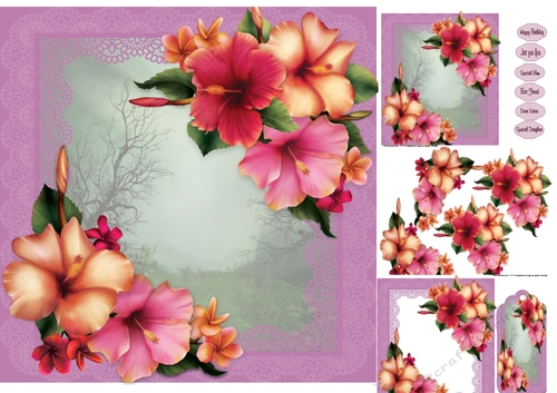 woodland flowers mini kit