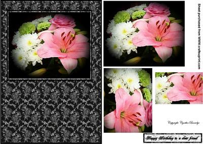 Black Lace Lily and Rose