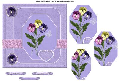 Pretty Pansy Card