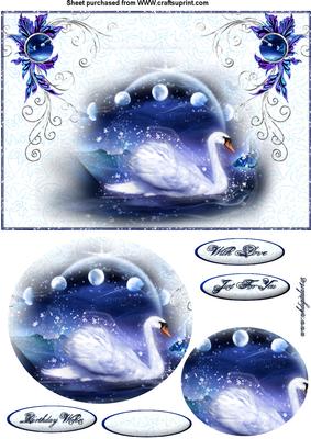 Blue Swan Song A5