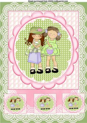A4 Tween Pals Shopping