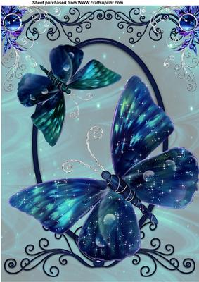 A4 Butterflies