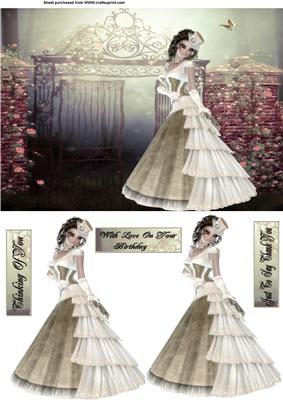 Rose Gateway Decoupage