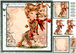 Autumn girl mini kit