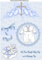A4 Baby Christening