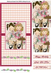 Best Friends Vertical Fold Back