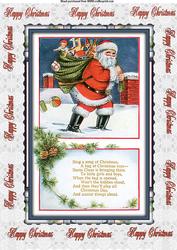 A4 Christmas Santa