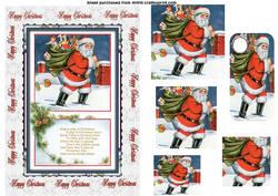 Christmas Santa and Verse
