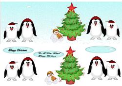 Christmas Tree and Penquins