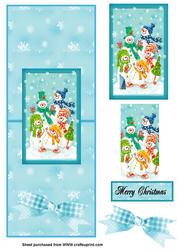 Christmas Snow Family