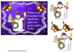 Christmas Snowman
