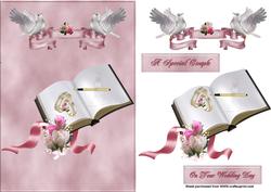 Wedding Day Pink Card