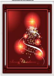 Red and Orange Christmas Card