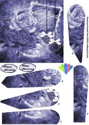 Roses Fan Shape