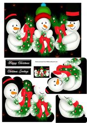 Christmas Joy Scallop Edge Stacker