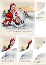 Christmas Snowball Children
