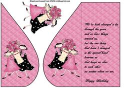 Best Friend Tear Drop Card