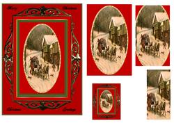 Vintage Christmas Framed