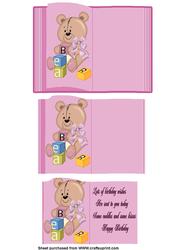 Birthday Teddy Bear Book