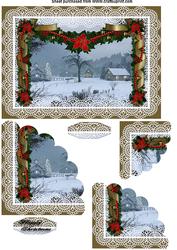 Christmas Scenery Swag