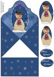 Snowman Diamond Top