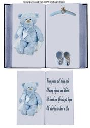 New Baby Boy Book Sheet