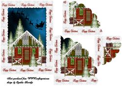 Christmas Log Cabin