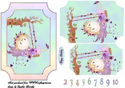 Fairy on a Swing Card