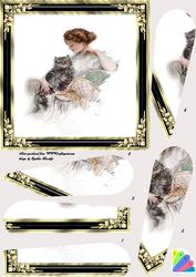 Black and Gold Lady