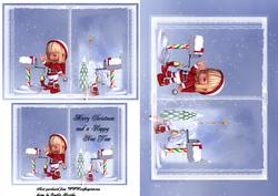 Christmas Snow Scene Book